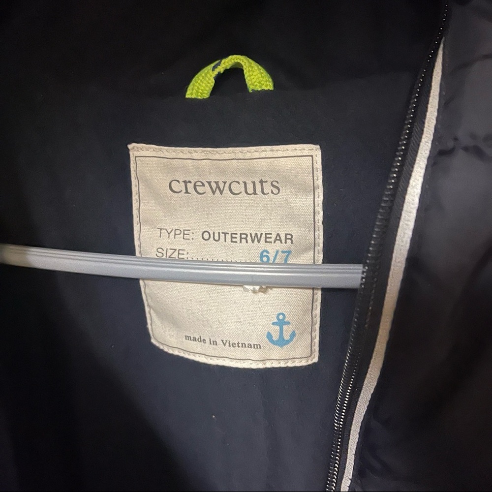 Jcrew boys puffer jacket size 6/7